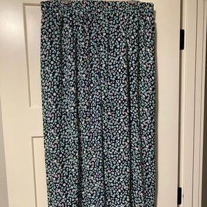 Torrid chiffon side slit wide leg pants